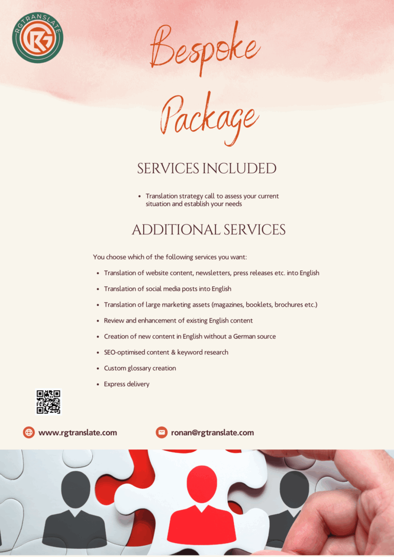 Bespoke Translation Packages