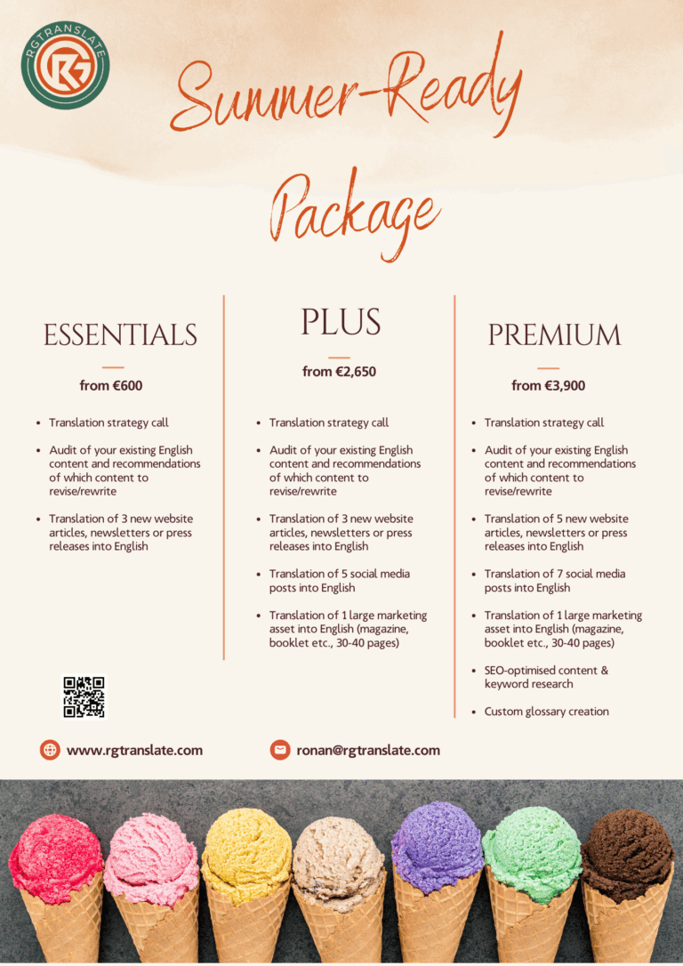 Summer-Ready Translation Package