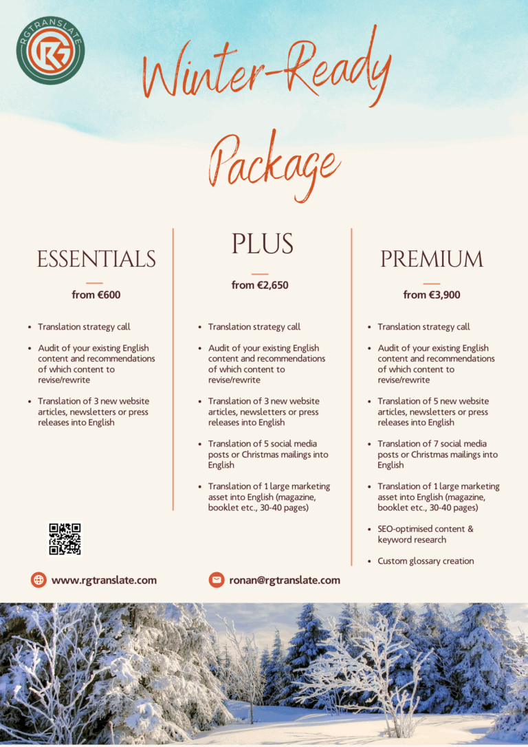 Winter-Ready Translation Package